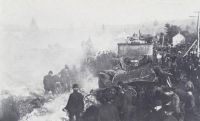 Kipton crash — smaller view showing scale of destruction