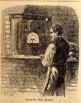 Baking the enamel dials at Elgin