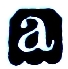 Date letter example — letter in a shaped cartouche