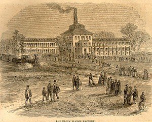 The National Watch Company factory at Elgin