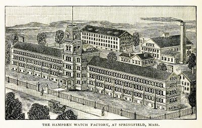 The Hampden Watch Factory at Springfield, Massachusetts