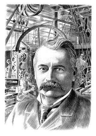 Portrait of the Swiss engineer Jacques David (1845-1912)
