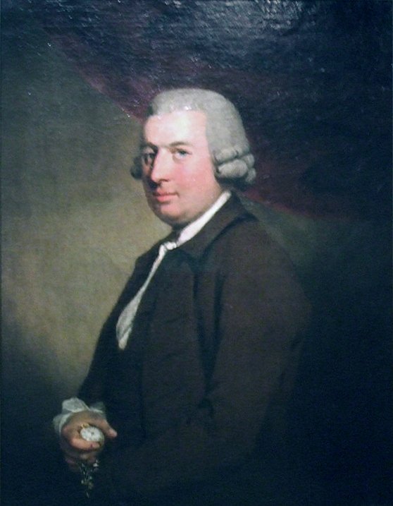 Portrait engraving of John Arnold, English watchmaker