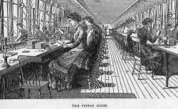 The Pinion Room — Waltham Watch Factory c.1881