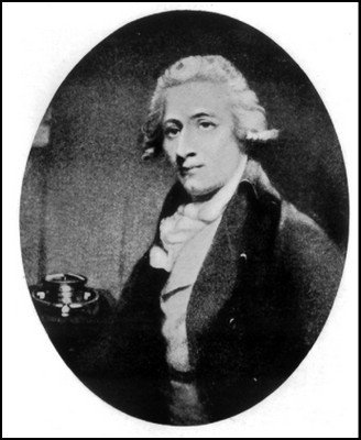 Portrait engraving of Thomas Earnshaw, English watchmaker